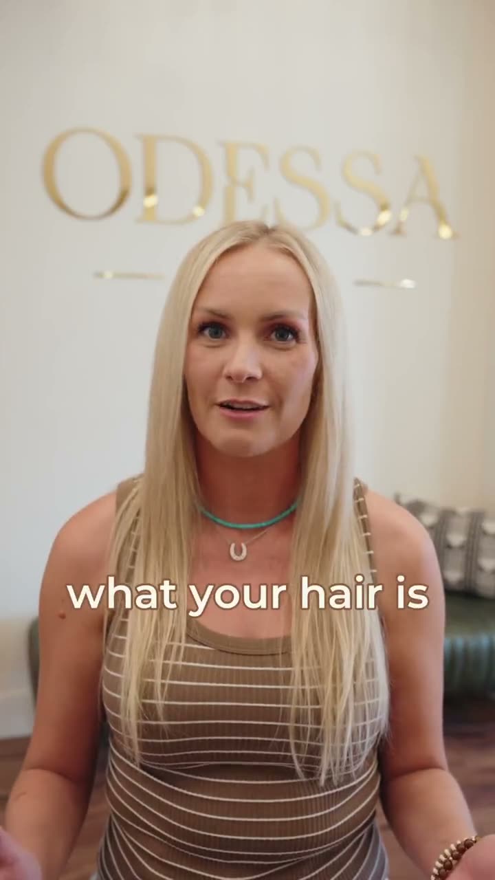 Hair salon video ad for Odessa Hair Co.